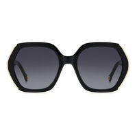 Carolina Herrera HER 0181/S 80S 9O 55 Black White / Dark Grey Gradient Lenses