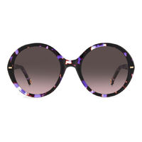 Carolina Herrera HER 0177/S YJM M2 55 Violet Tortoise / Brown Pink Gradient Lenses