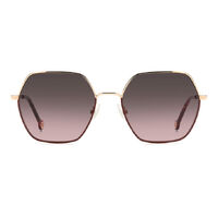 Carolina Herrera HER 0183/S NOA M2 55 Gold Burgundy / Brown Pink Gradient Lenses