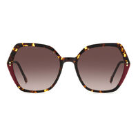 Carolina Herrera HER 0185/S O63 HA 55 Havana Red / Brown Gradient Lenses