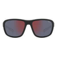 Polaroid Sport PLD 7049/S 8LZ BG 62 Black Orange / Red Mirror Polarised Lenses