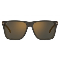 Hugo Boss BOSS 1634/S S05 JO 58 Grey Brown / Grey Bronze Mirror Lenses