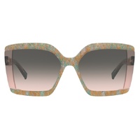 Missoni MIS 0186/S 038 FF 62 Pattern Pink Green / Grey Fuchsia Gradient Lenses