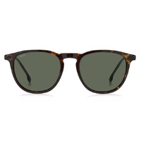 Hugo Boss BOSS 1639/S 2OS QT 52 Havana Matte Black / Green Lenses