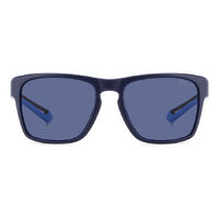 Polaroid Sport PLD 7052/S FLL 7I 56 Matte Blue / Blue Polarised Lenses