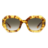 Isabel Marant IM 0173/S C9B 9K 52 Havana Honey / Green Mirror Lenses