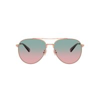 Coach CW193 HC7169 93310Q-57 Shiny Rose Gold / Forest Grape Gradient Lenses