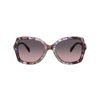 Coach CW225 HC8410U 584346-56 Amethyst Pearl Tortoise / Smoke Purple Gradient Lenses