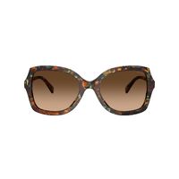 Coach CW225 HC8410U 584474-56 Jade Pearl Tortoise / Brown Gradient Lenses