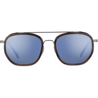 Serengeti Boron SS525002 Brown Buffalo w Shiny Gunmetal / 555nm Blue Polarised Photochromic Lenses