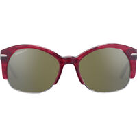 Serengeti Vinita SS529004 Shiny Silver Red Streaky / 555nm Polarised Photochromic Lenses