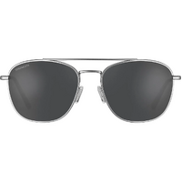 Serengeti Carroll Large SS598001 Matte Silver / Smoke Photochromic Polarised Lenses