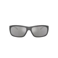 Arnette Uka-Uka AN4290 28706G-63 Matte Medium Grey / Light Grey Silver Mirror Lenses