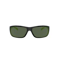 Arnette Uka-Uka AN4290 29429A-63 Top Black w Fluro Green / Dark Green Polarised Lenses