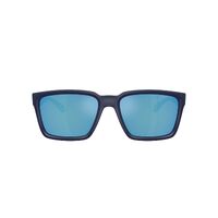 Arnette Plot Twist AN4346 275922-57 Matte Dark Blue Top w Shiny / Dark Grey w Water Mirror Polarised Lenses