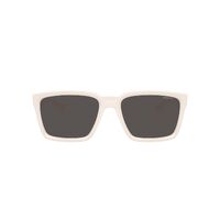 Arnette Plot Twist AN4346 296387-57 Matte Ivory Top w Shiny / Dark Grey Lenses