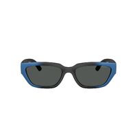 Arnette Curbside AN4350 297587-55 Matte Black Gradient Blue / Dark Grey Lenses