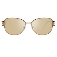 Revo Air 4 RE 1214 14 CH Satin Gold / Champagne Mirror Polarised Lenses