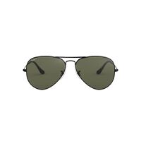 Ray-Ban RB3025 002/58-62 Aviator Black / Green Polarised Lenses