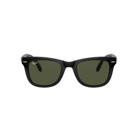 Ray-Ban RB4105 601-50 Wayfarer Folding Black / Green Lenses