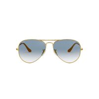 Ray-Ban RB3025 001/3F-58 Aviator Polished Gold / Light Blue Gradient Lenses