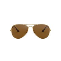 Ray-Ban RB3025 001/57-58 Aviator Polished Gold / Crystal Brown Polarised Lenses