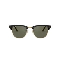 Ray-Ban RB3016 901/58-49 Clubmaster Black On Gold / Green Polarised Lenses