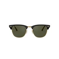 Ray-Ban RB3016 W0365-49 Clubmaster Polished Black / Green Classic G-15 Lenses