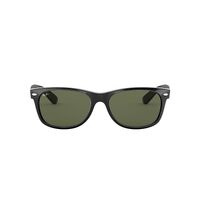 Ray-Ban RB2132 901-58 New Wayfarer Black / Crystal Green Lenses