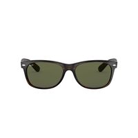 Ray-Ban RB2132 902-58 New Wayfarer Tortoise / Green Classic G-15 Lenses