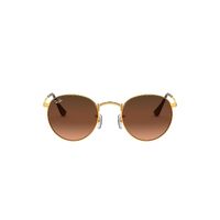 Ray-Ban RB3447 9001A5-50 Round Metal Light Bronze / Pink Brown Gradient Lenses