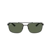 Ray-Ban RB3737 002/71-60 Black / Dark Green Lenses