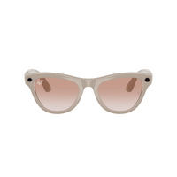 Ray-Ban Wearable x Meta Skyler RW4010 670013-52 Chalky Grey / Cinnamon Pink Lenses