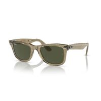 Ray-Ban RB2140 138731-50 Wayfarer Photo Striped Grey / Green Lenses