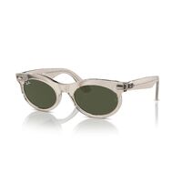 Ray-Ban RB2242 138331-53 Wayfarer Oval Photo Waves Grey / Green Lenses