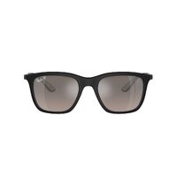 Ray-Ban RB4433M F6025J-54 Scuderia Ferrari Sainz Special Edition Matte Black / Grey Mirror Gradient Polarised Chromance Lenses