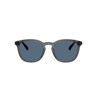 Polo Ralph Lauren PH4222U 579980-52 Shiny Transparent Grey / Dark Blue Lenses