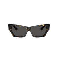 Burberry BE4441U 410687-52 Yellow Havana / Dark Grey Lenses