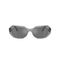 Swarovski SK6028 10626G-54 Transparent Dark Grey / Grey Black Mirror Lenses