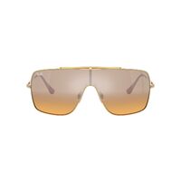 Ray-Ban RB3697M F105Y1-35 Scuderia Ferrari Collection Arista / Orange Mirror Gradient Silver Lenses