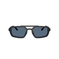 Emporio Armani EA4240U 501787-53 Matte Black / Dark Blue Lenses