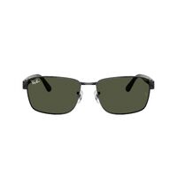 Ray-Ban RB3750 002/31-59 Black / G-15 Green Lenses