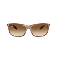 Ray-Ban RB2389 140351-57 Balorette Striped Brown / Clear Gradient Brown Lenses