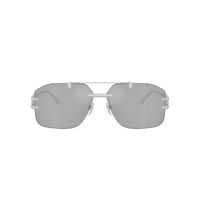 Versace VE2275 10008V-60 Silver / Clear Silver Mirror Lenses