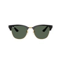 Ray-Ban RBR0504S 6677VR-54 Clubmaster Reverse Black On Arista / Dark Green Lenses