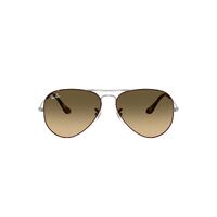 Ray-Ban RB3025 92700A-58 Aviator Havana On Gunmetal / Brown Vintage Gradient Black Lenses