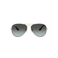 Ray-Ban RB3025 9271GK-58 Aviator Black On Arista / Blue Vintage Gradient Black Lenses