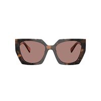 Prada PR15WS 23A60B-54 Mauve Tortoise / Light Brown Lenses