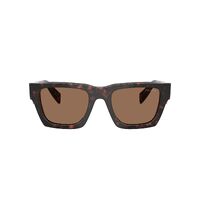 Prada PRA06SF 17N06B-54 Root Tortoise / Dark Brown Lenses