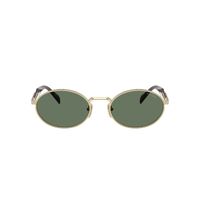 Prada PR65ZS ZVN70L-55 Pale Gold / Dark Green Lenses